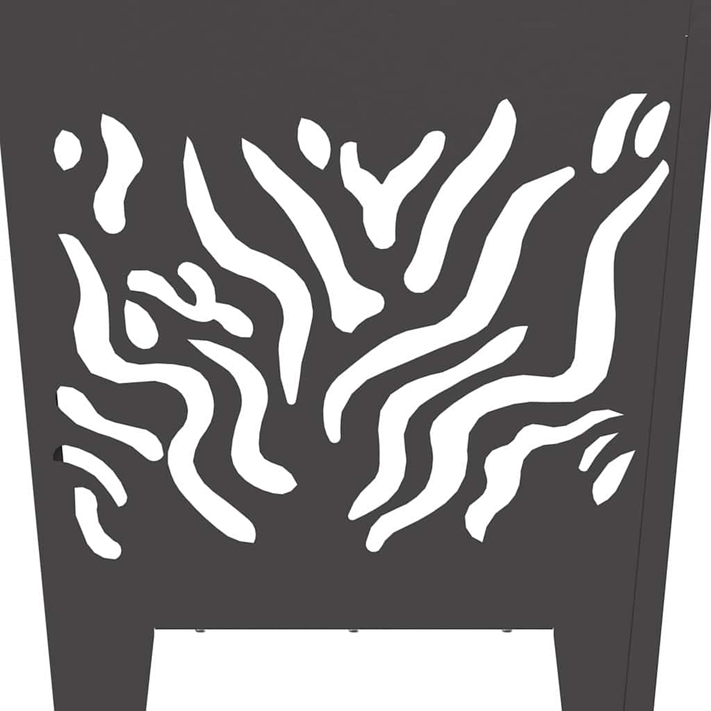 Eldstad Svart 40 x 40 x 40 cm Stål