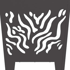 Eldstad Svart 40 x 40 x 40 cm Stål