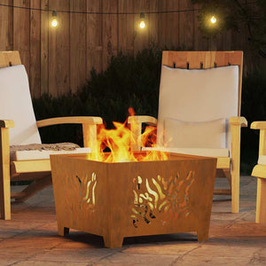 Eldstad Brun 60 x 60 x 40 cm Stål