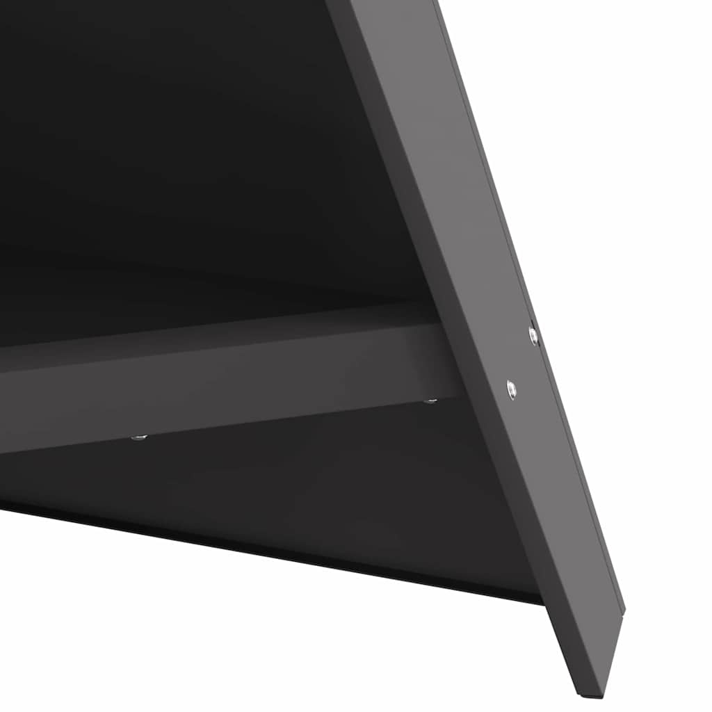 Eldstad Svart 58 x 40 x 100 cm Kallvalsat stål