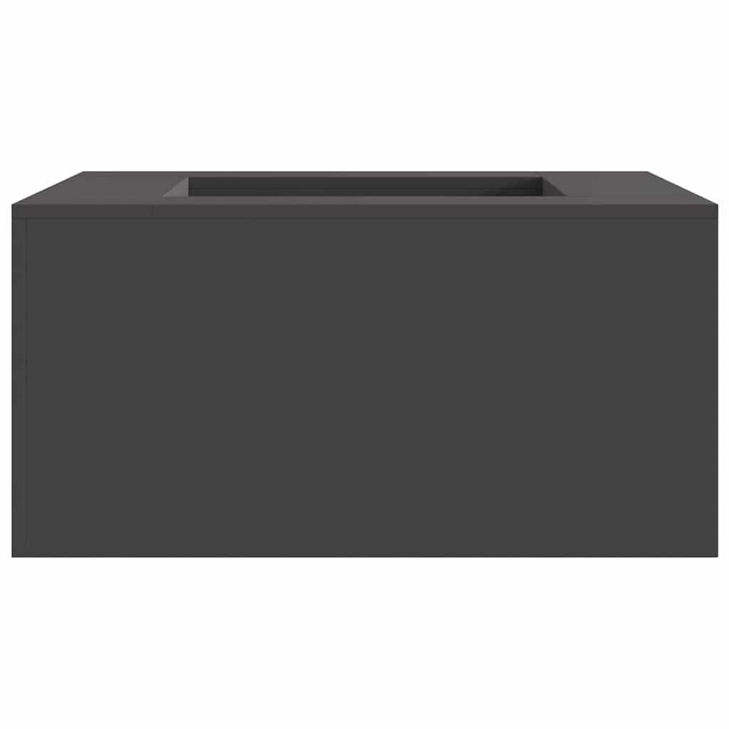 Eldstad Svart 80 x 80 x 40 cm Kallvalsat stål