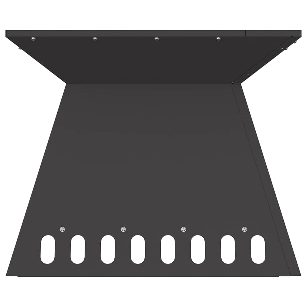 Eldstad Svart 48 x 48 x 40 cm Stål