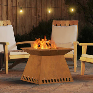 Eldstad Brun 60 x 60 x 50 cm cortenstål