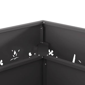 Eldstad Svart 60 x 60 x 30 cm Stål