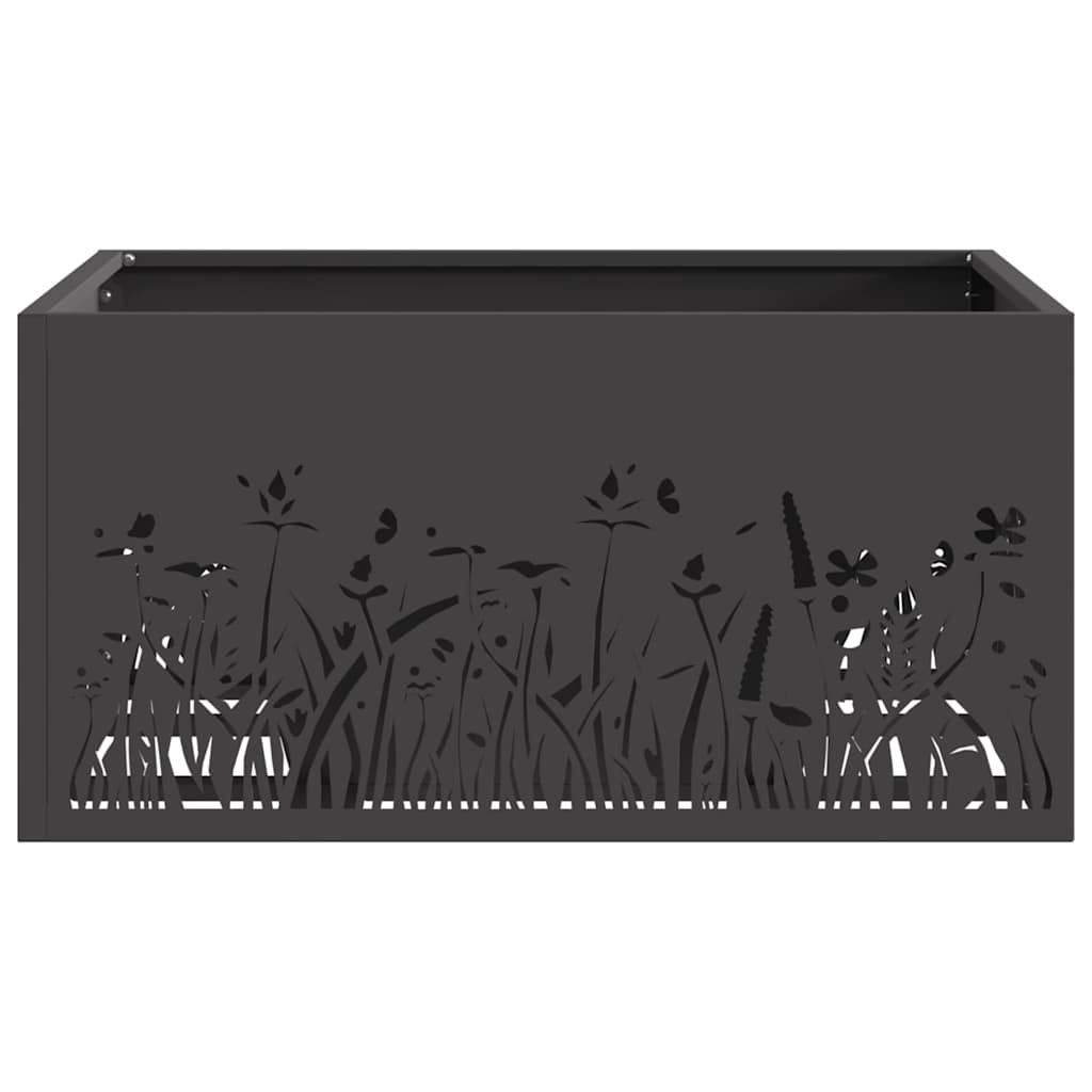 Eldstad Svart 60 x 60 x 30 cm Stål