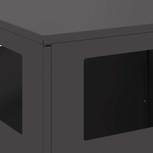 Eldstad Svart 50 x 50 x 100 cm Stål