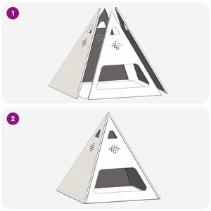 Eldstad Svart 50 x 50 x 51 cm Stål