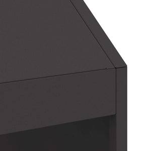 Eldstad Svart 50 x 50 x 100 cm Stål