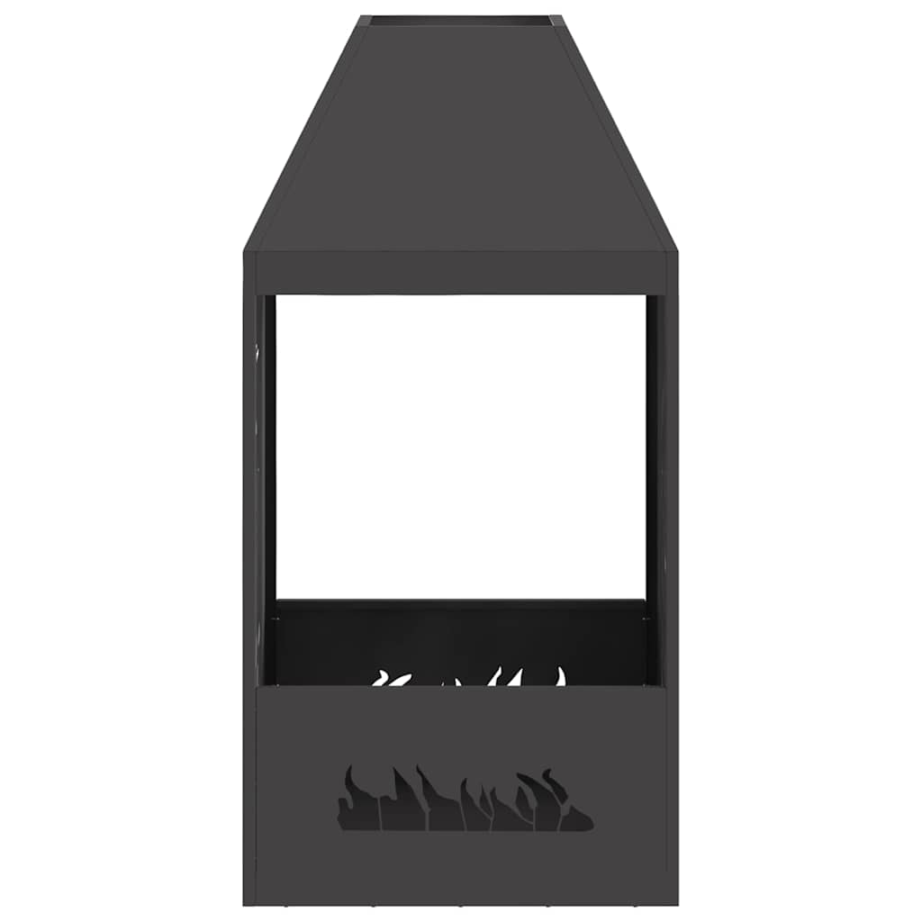 Eldstad Svart 50 x 50 x 100 cm Stål