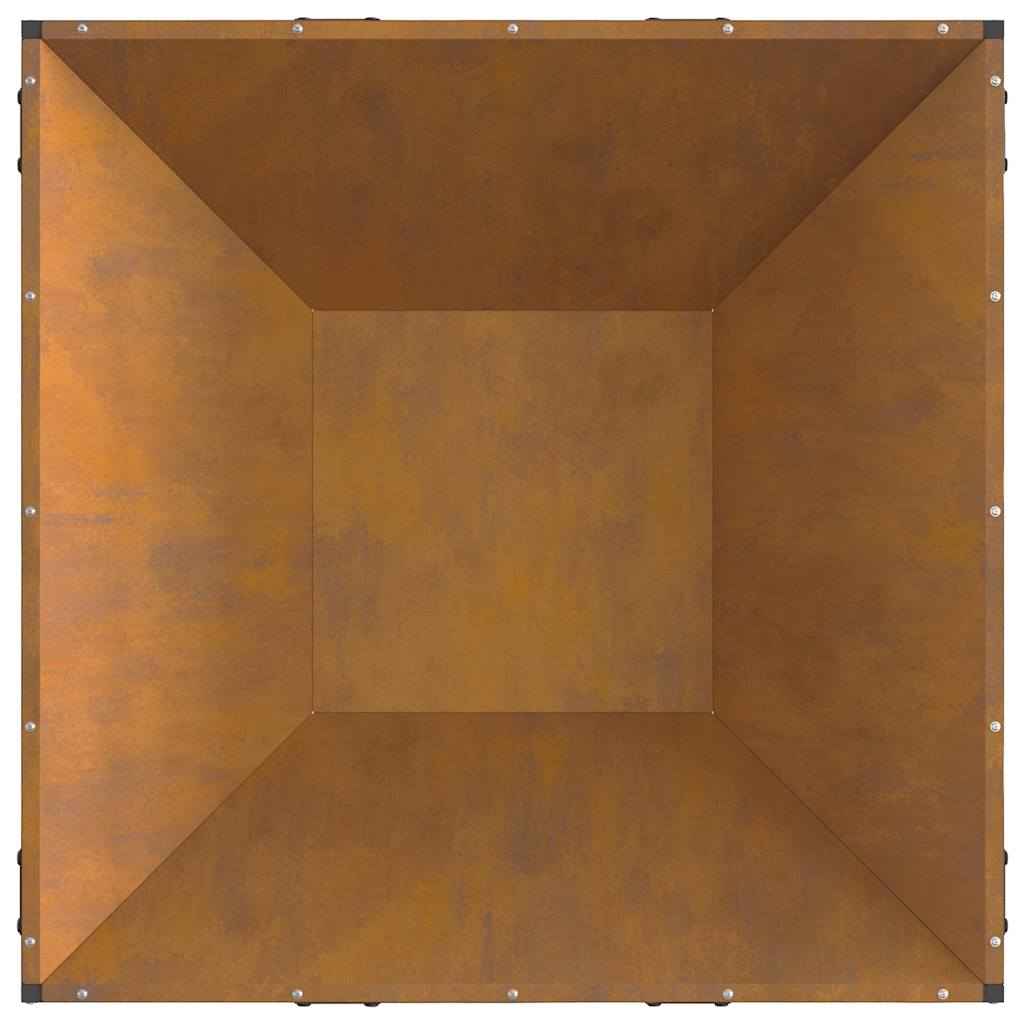 Eldstad Brun 80 x 80 x 40 cm Stål