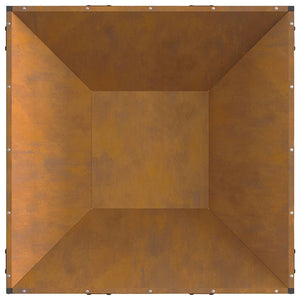 Eldstad Brun 80 x 80 x 40 cm Stål