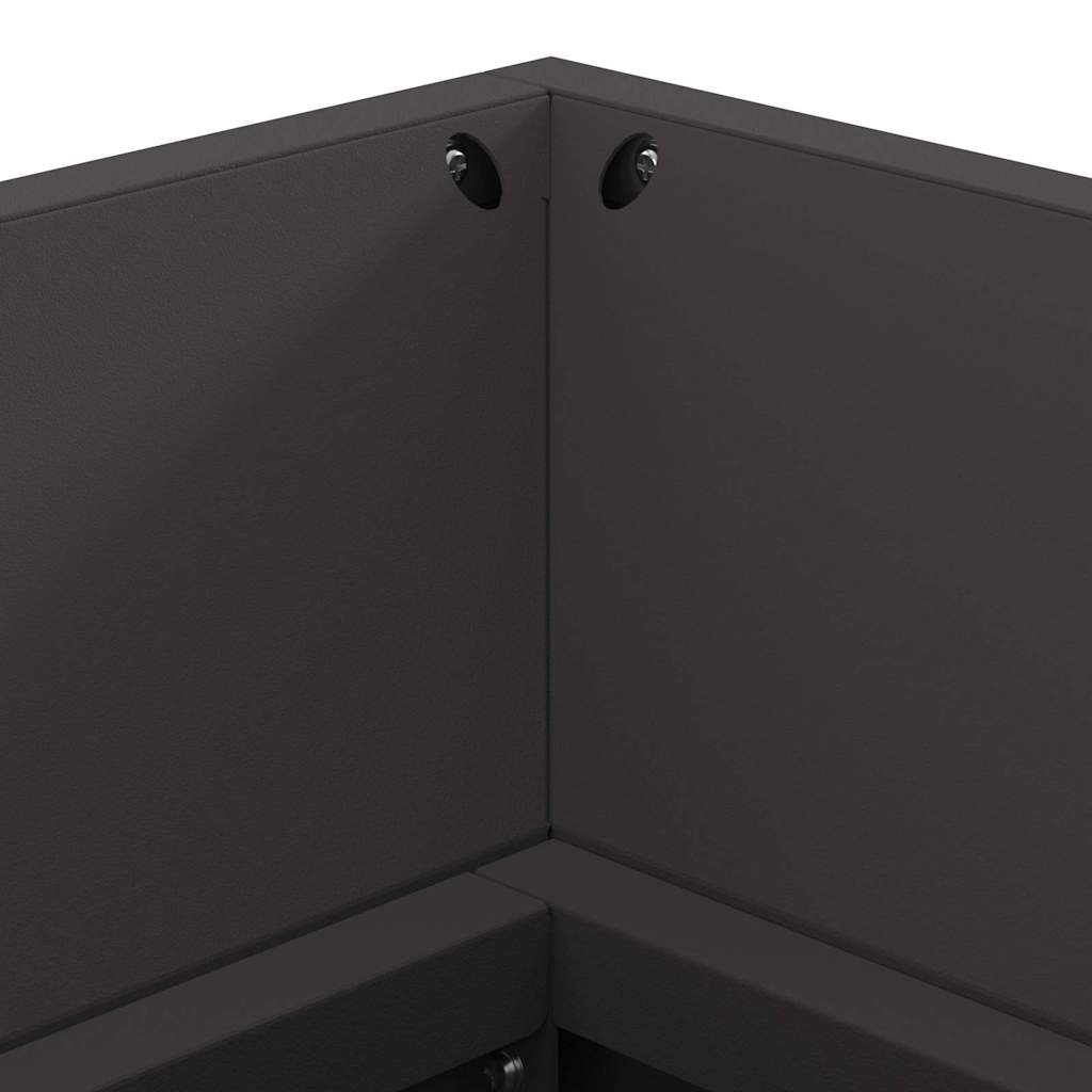 Eldstad Svart 160 x 45 x 35 cm Stål