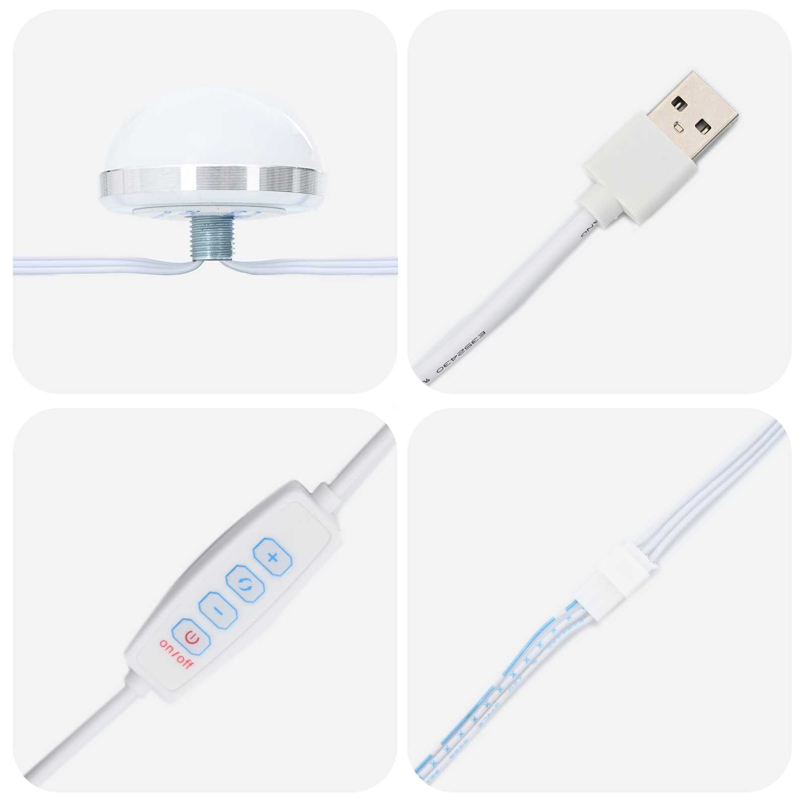 Smink Spegel Svart Ek 70 x 50 x 18 cm Glas och konstruerat trä