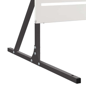 Avskärmningsskärm Grå 100 x 50 x 180 cm Stål