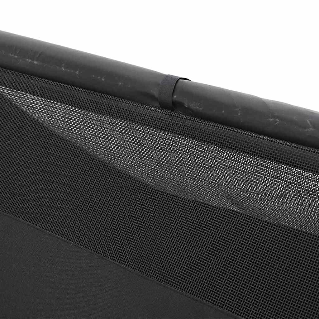 Hundhus Svart 110 x 75 x 107.5 cm Oxford Tyg och Stål