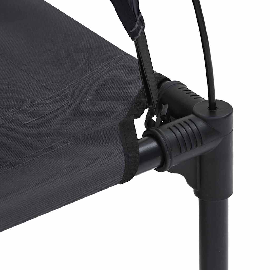 Hundsäng Svart s Stål