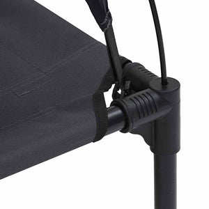 Hundsäng Svart s Stål