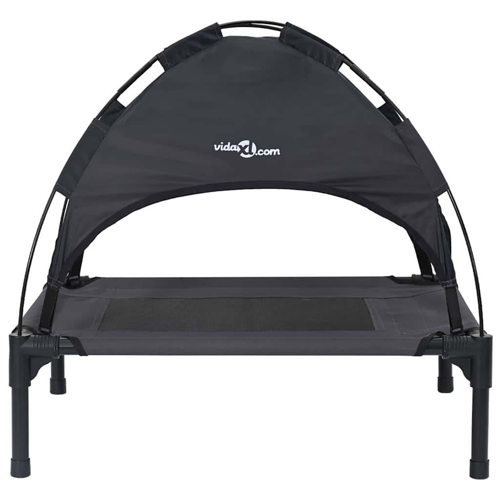 Hundsäng Svart m Stål