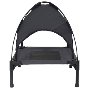 Hundsäng Svart m Stål