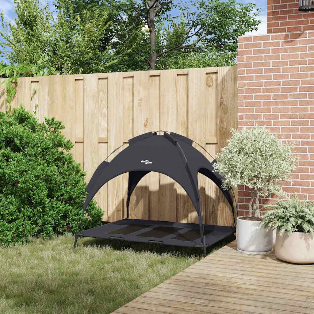 Hundsäng Svart xl Stål