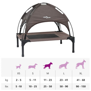 Hundsäng Brun m Stål