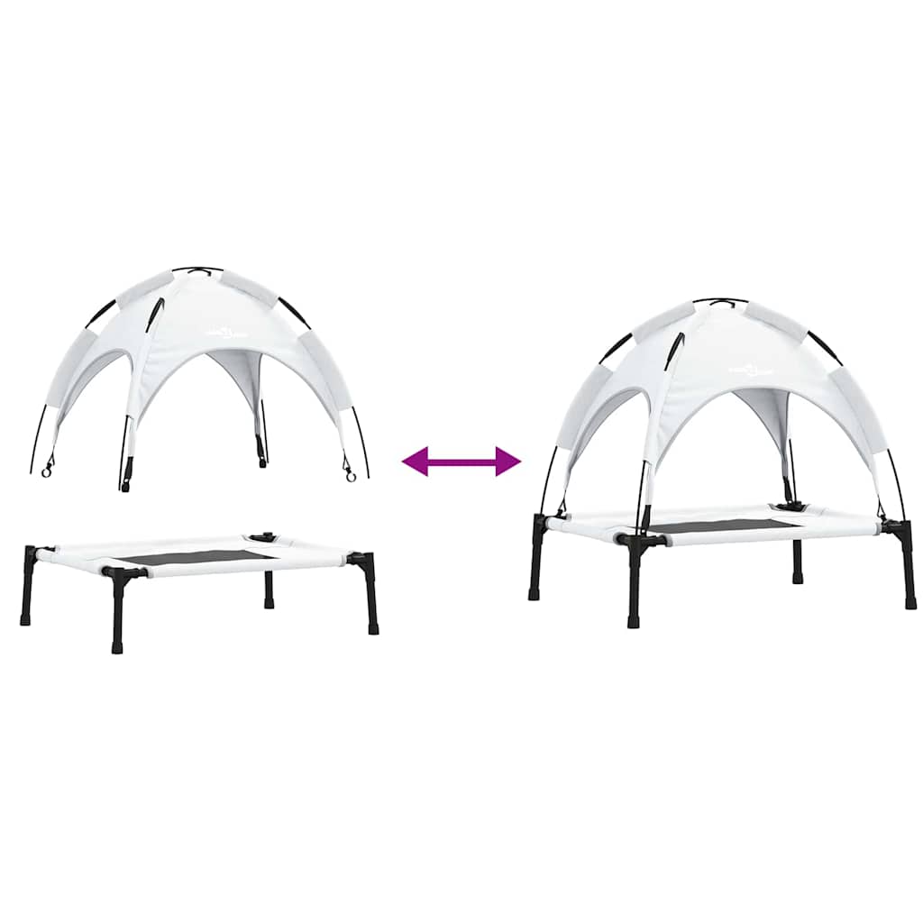 Hundsäng Silvergrå s Stål