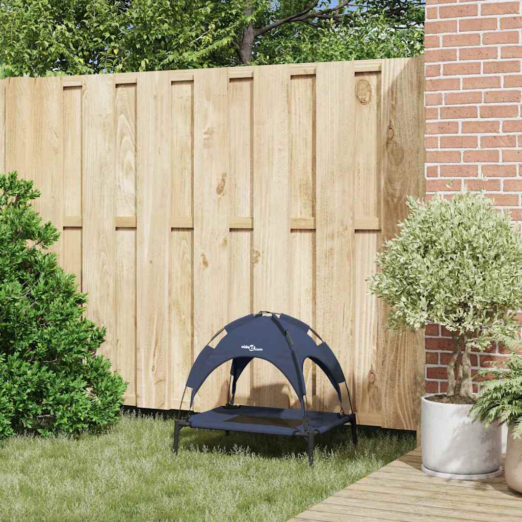 Hundsäng Mörkblå 62 x 48 x 61 cm Stål