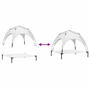 Hundsäng Silvergrå l Stål