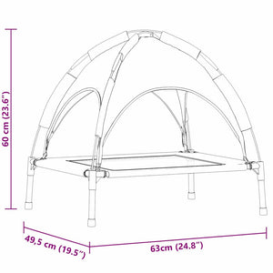 Hundsäng Marinblå s Stål