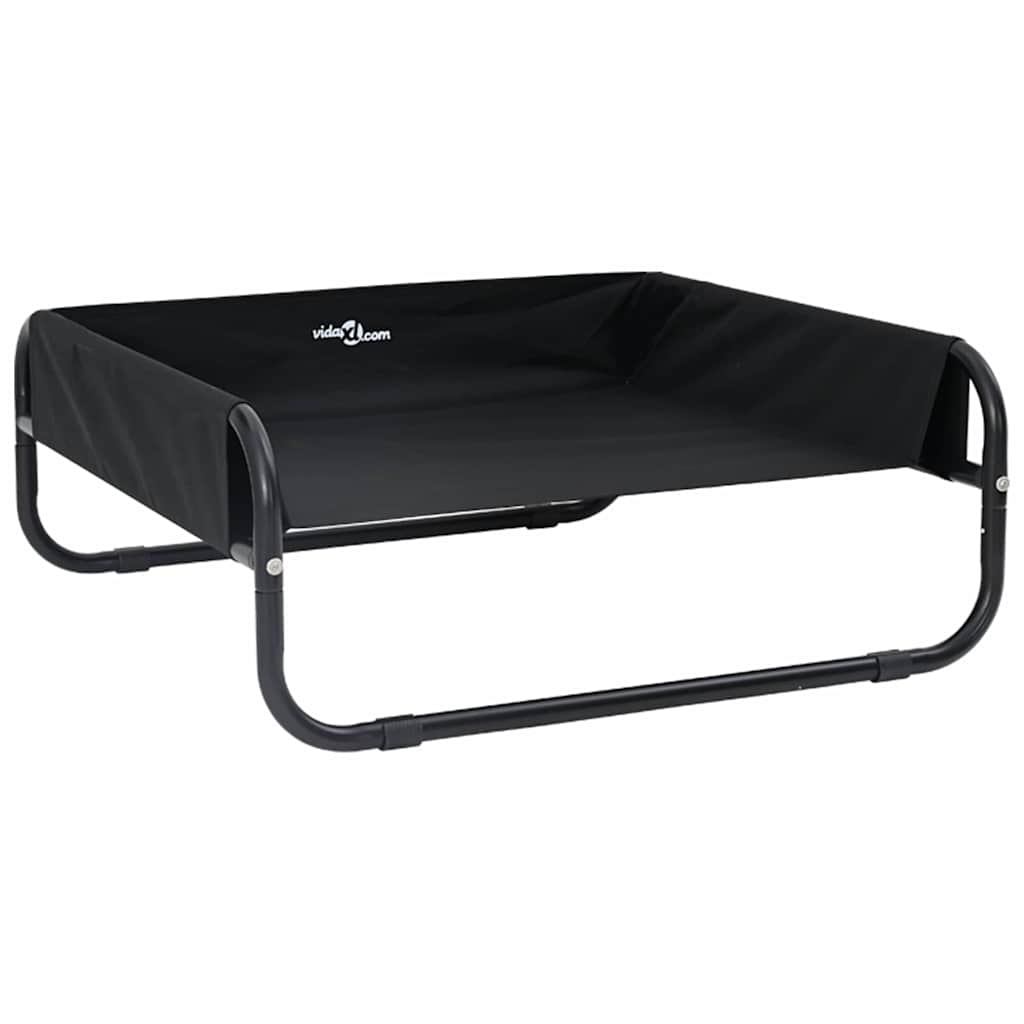 Hundsäng Svart ML Oxford Tyg och Stål