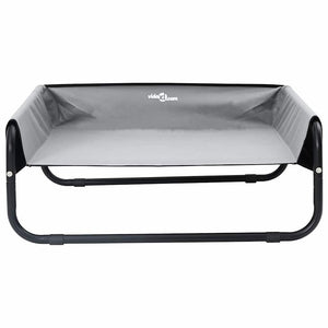 Hundsäng Ljusgrå 75 x 75 x 30 cm Stål