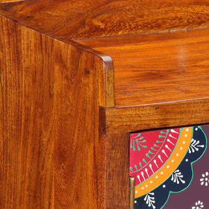 Skoskåp med hylla Brun 55 x 35 x 75 cm Massivt Akaciaträ