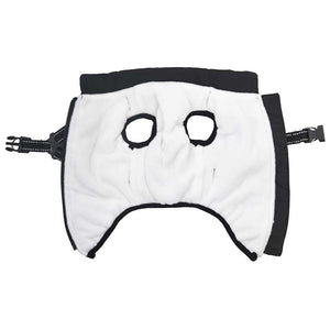 Hundtäcke med sele vattentät reflex svart L32