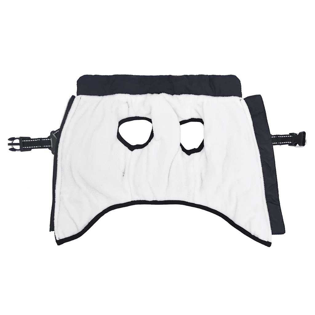 Hundtäcke med sele vattentät reflex marinblå L32