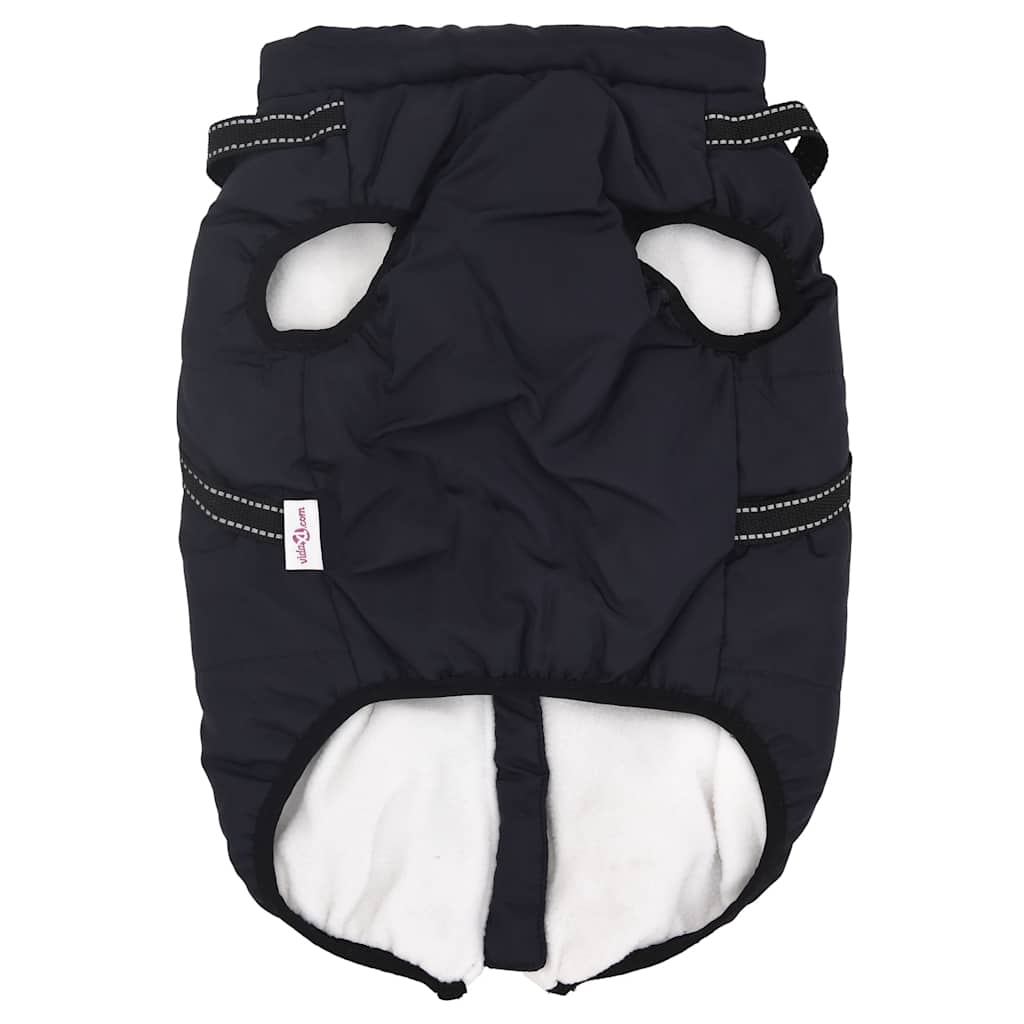 Hundtäcke med sele vattentät reflex marinblå L48