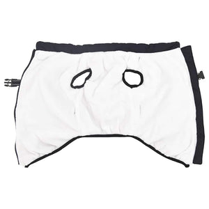 Hundtäcke med sele vattentät reflex marinblå L68