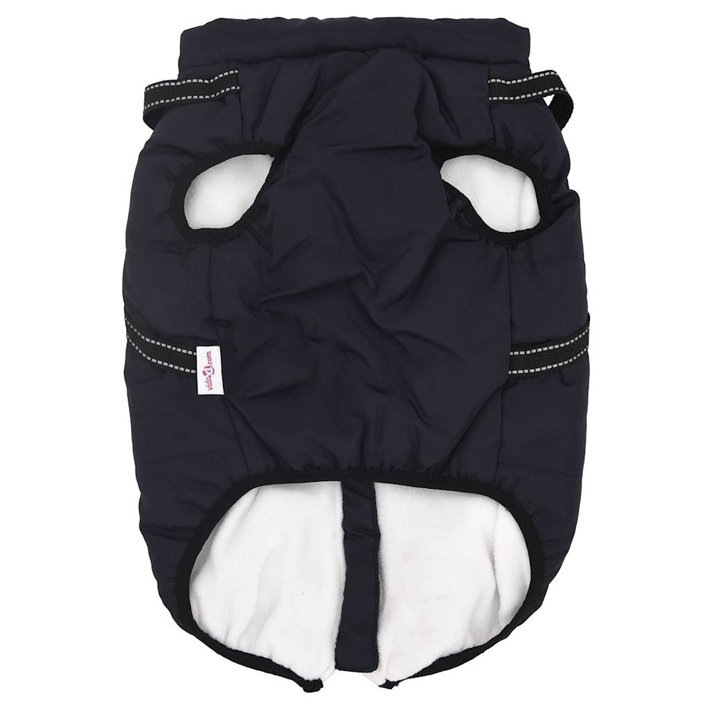 Hundtäcke med sele vattentät reflex marinblå L68