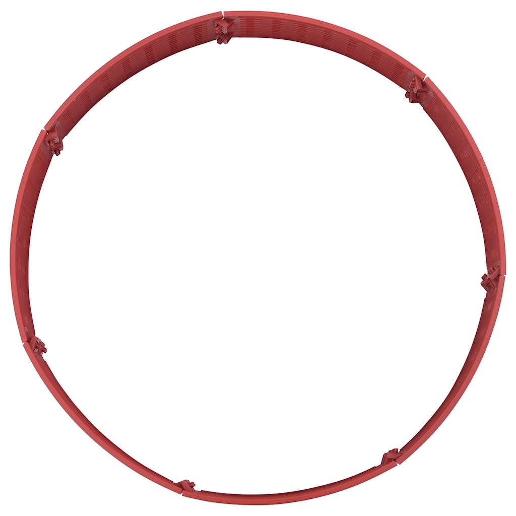 Julgranskrage röd Ø56x23 cm plast