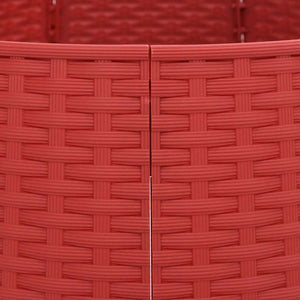 Julgranskrage röd Ø56x23 cm plast