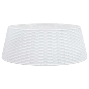 Julgranskrage vit Ø65x23 cm plast