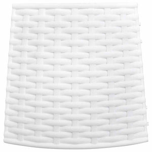 Julgranskrage vit Ø65x23 cm plast