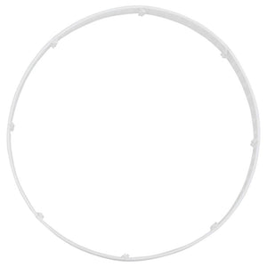 Julgranskrage vit Ø65x23 cm plast