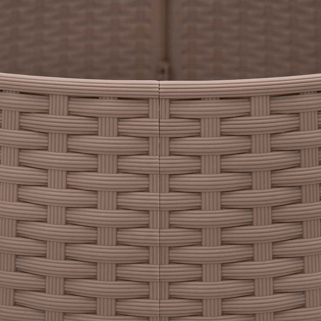 Julgranskrage brun Ø65x23 cm plast