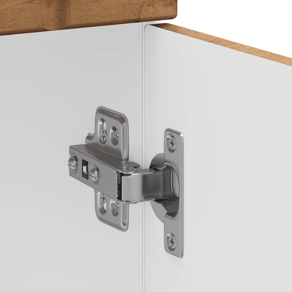 Basskåp för kök Lucca åldrat trä konstruerat trä