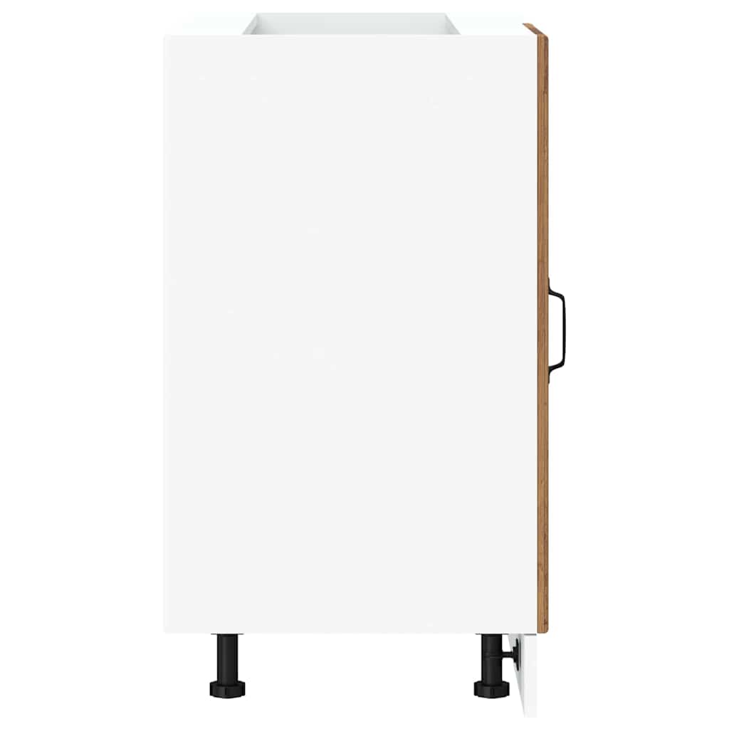 Köksskåp nedre Lucca åldrat trä konstruerat trä