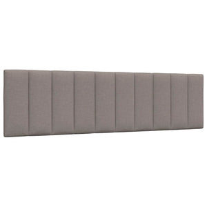 Bed Frame without Mattress "Hanko" Taupe 180x200 cm Fabric