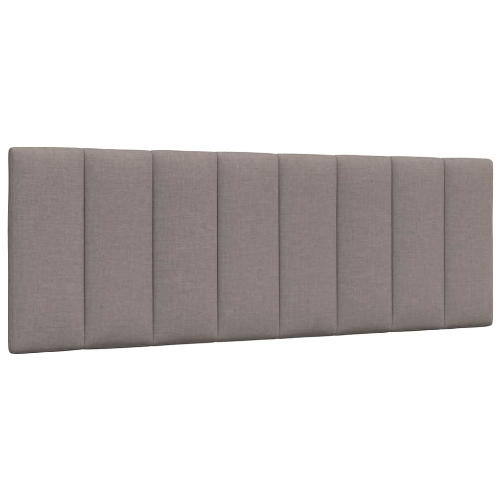 Bed Frame without Mattress "Hanko" Taupe 140x200cm Fabric