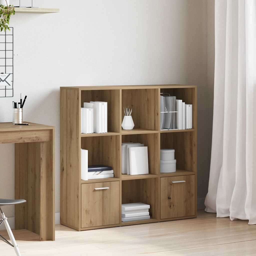 Bokhylla artisan ek 98x29x97,5 cm konstruerat trä
