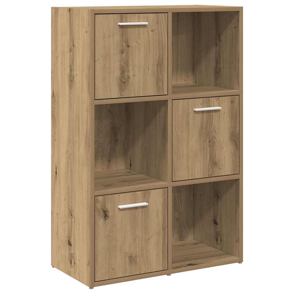 Bokhylla artisan ek 60,5x30x90 cm konstruerat trä