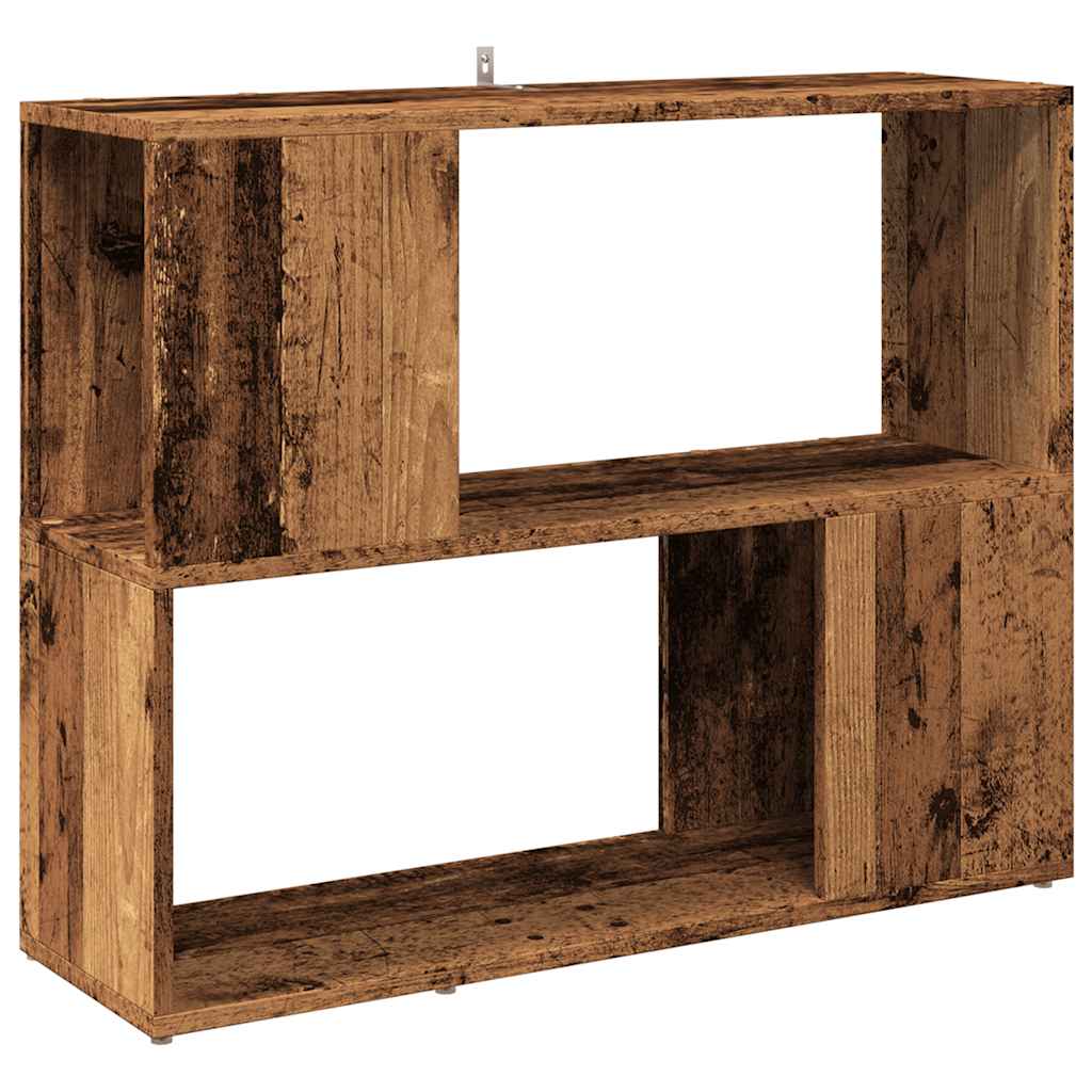 Bokskåp/rumsavdelare gammalt trä 80x24x63 cm